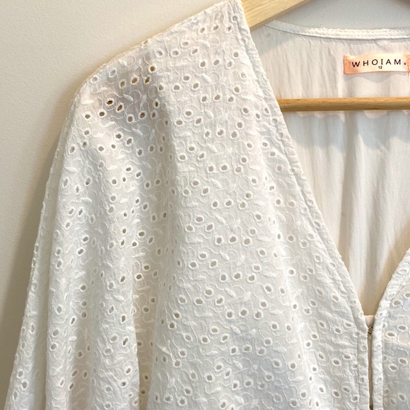 White Eyelet Dress (Size 12) - Picture 1 of 7